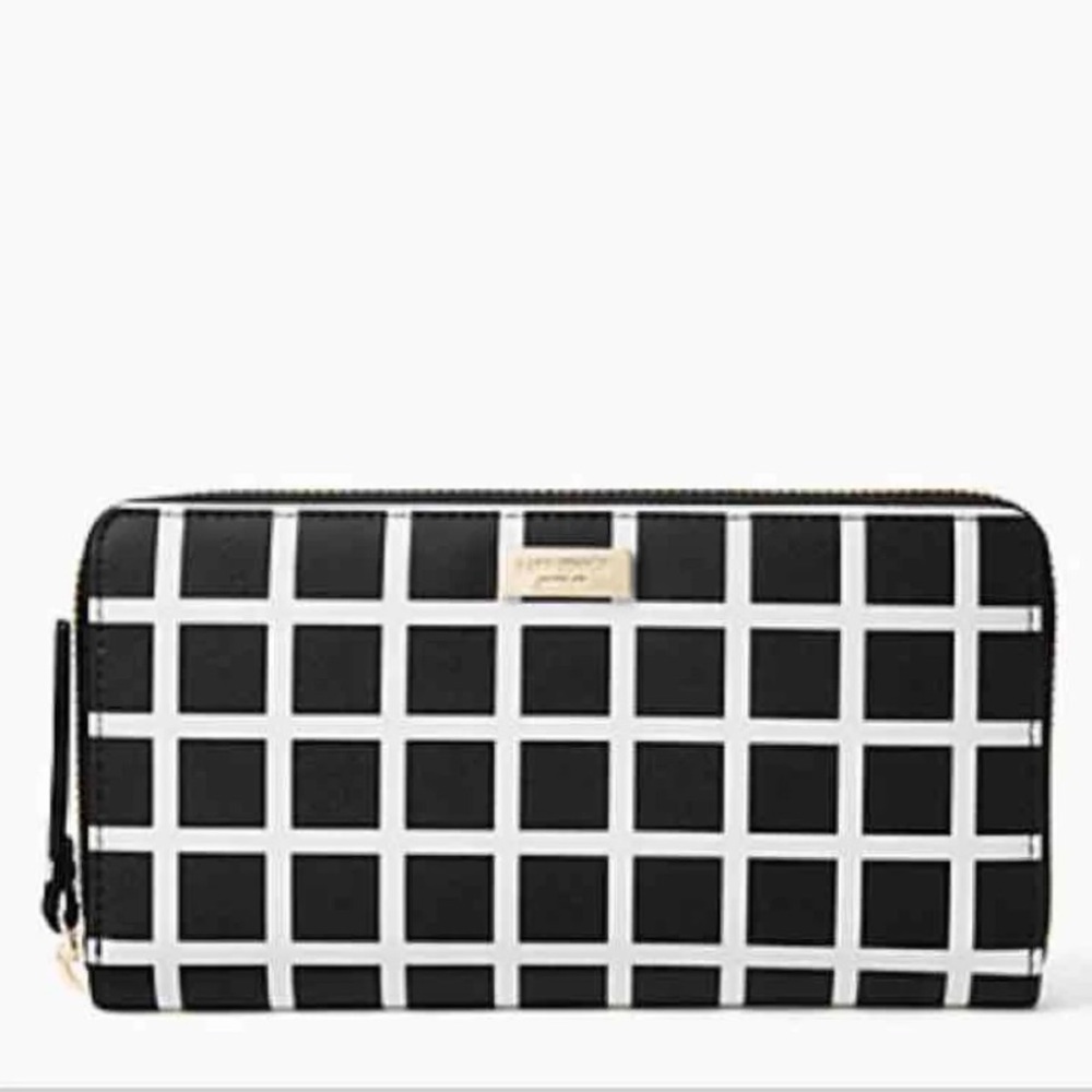 Kate Spade black and white Wallet